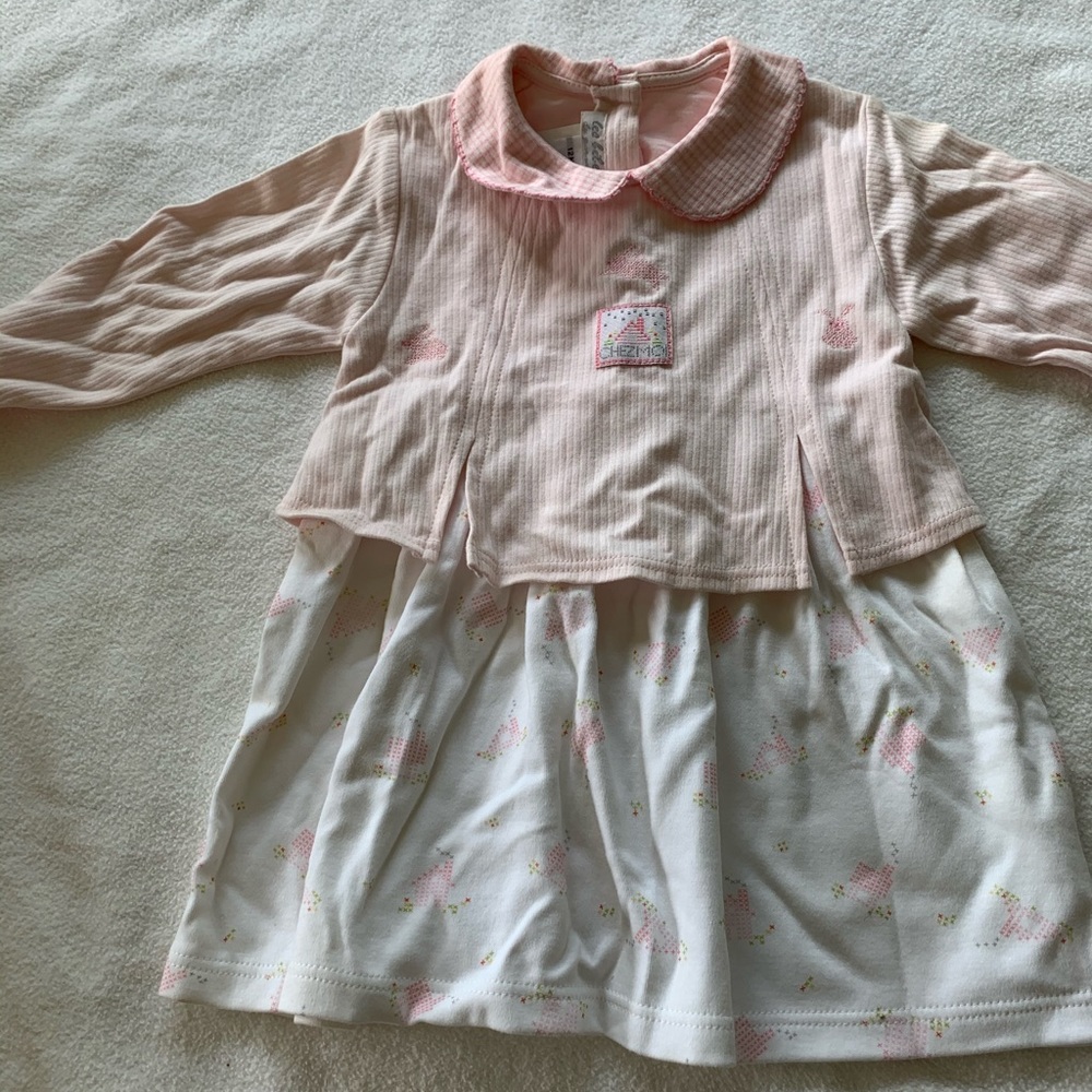 LES BEBES DU PARADIS pink dress barely worn